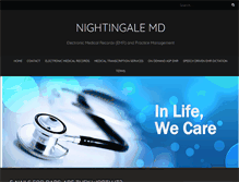 Tablet Screenshot of nightingalemd.ca